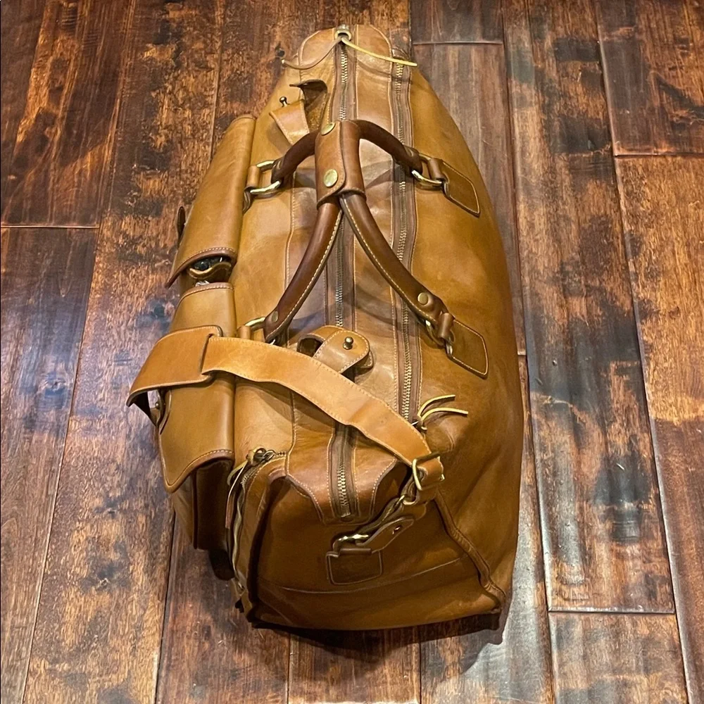 Vintage Marley Hodgson Ghurka Express No. 2 Leather Duffle Travel Bag USA